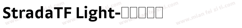 StradaTF Light字体转换